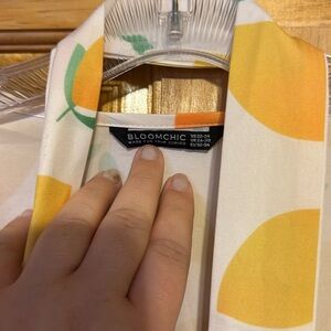 Bloomchic Lemon Wrap Dress